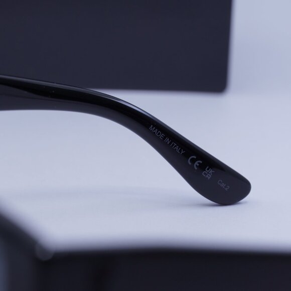 Saint Laurent SL M9/F 002 Square Sunglasses – Shiny Black - Picture 8 of 10